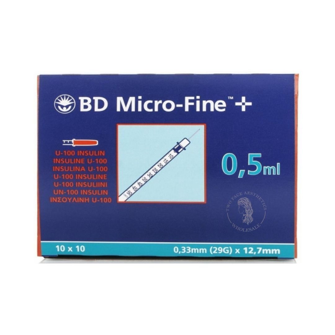 BD Microfine 0.5ml Insulin Needle 29g - 100pcs